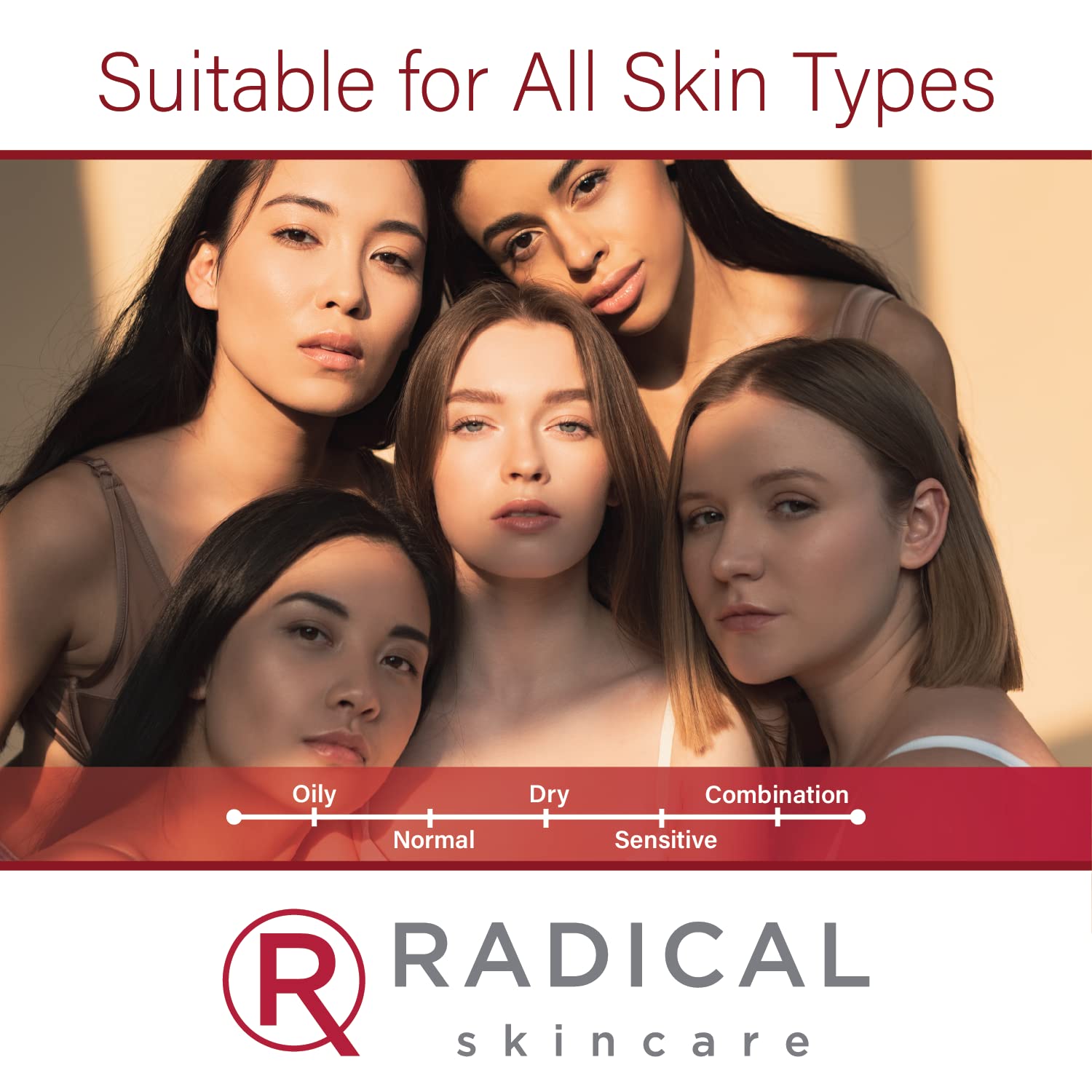 Radical Skincare Eye Revive Creme, 0.5 Fl Oz - 4-in-1 Anti-Aging Solution Combats Wrinkles, Dark Circles, Puffiness, and Fine Lines | For All Skin Types Including Sensitive Skin | Paraben Free | Clin